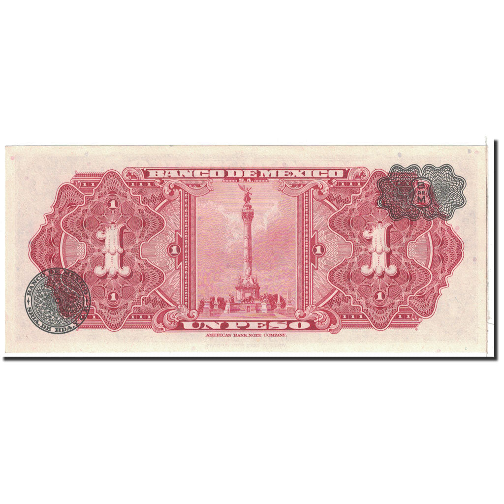 Banknote, Mexico, 1 Peso, 1959, 1959-03-18, KM:59e, UNC(65-70)