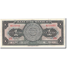 Billete, 1 Peso, 1965, México, KM:59i, 1965-06-09, MBC+