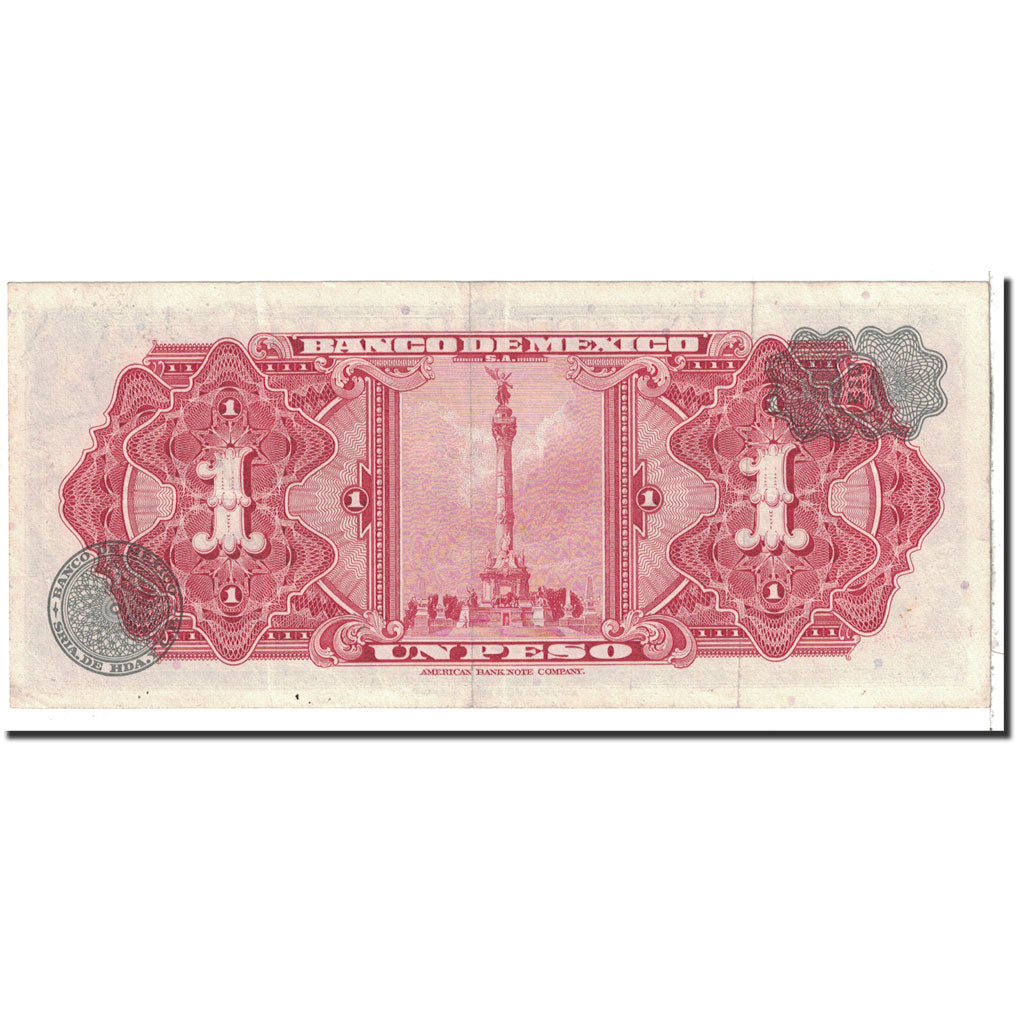 Billet, Mexique, 1 Peso, 1965, 1965-06-09, KM:59i, TTB+