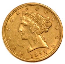 États-Unis, 5 Dollars Or