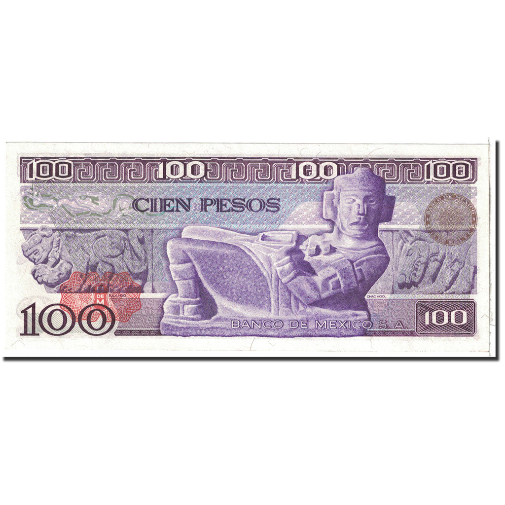 Banknote, Mexico, 100 Pesos, 1974, 1974-05-30, KM:66a, UNC(65-70)