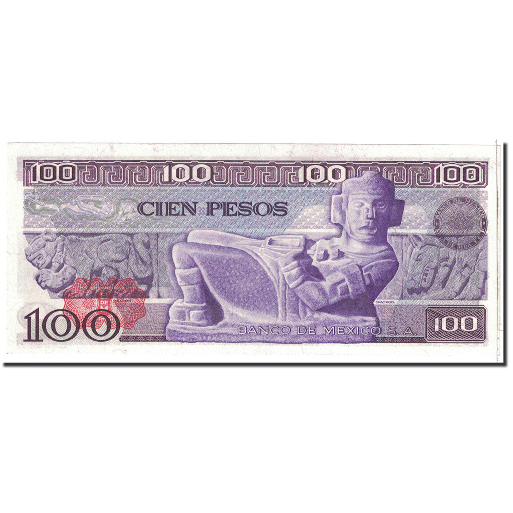 Banknote, Mexico, 100 Pesos, 1974, 1974-05-30, KM:66a, UNC(65-70)