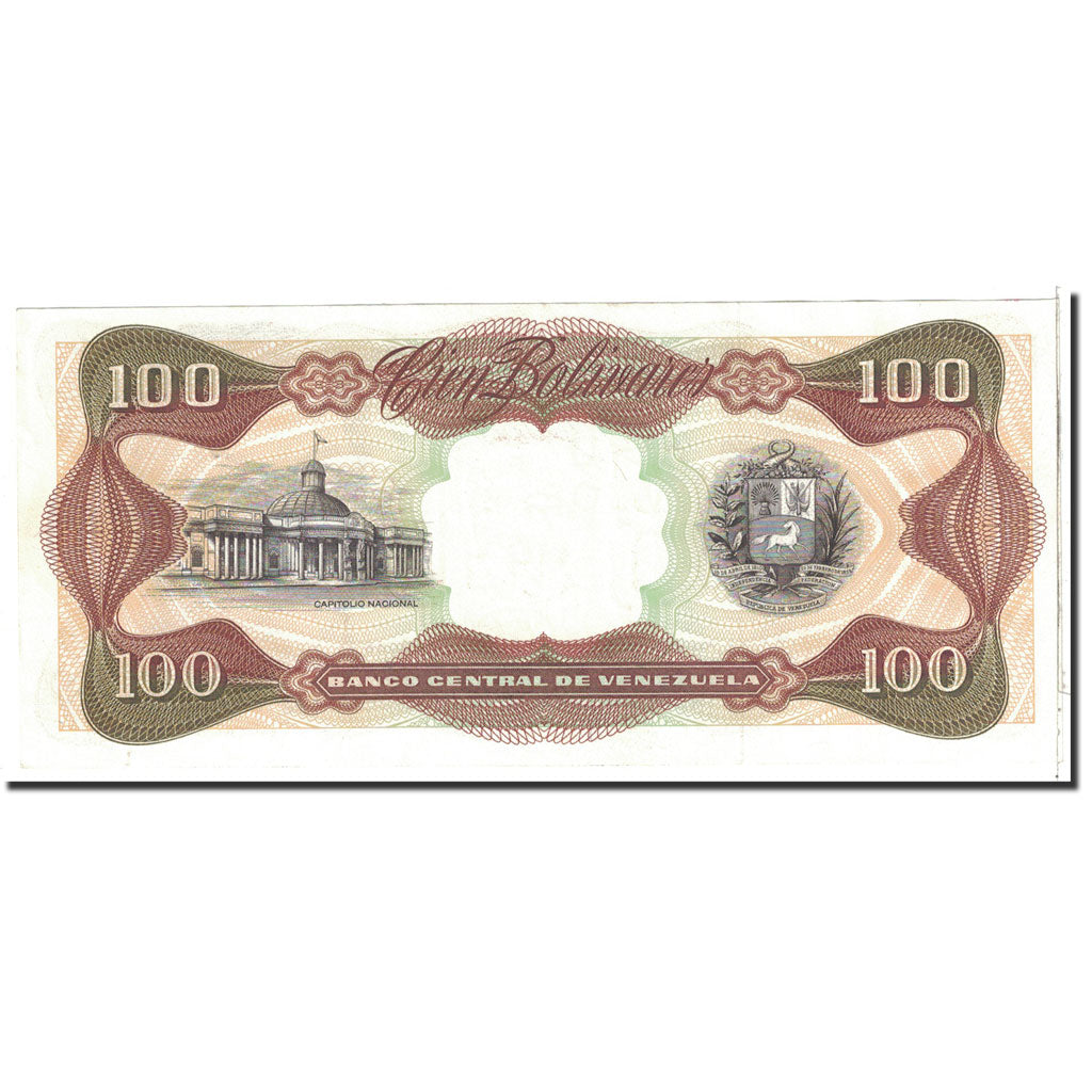 Banknote, Venezuela, 100 Bolivares, 1998, 1990-05-31, KM:66c, UNC(63)