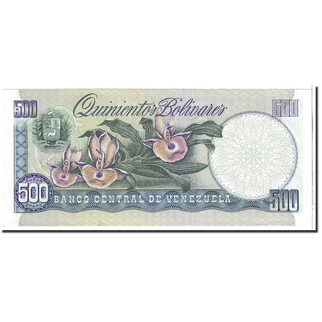 Banknote, Venezuela, 500 Bolivares, 1990, 1990-05-31, KM:67d, UNC(60-62)