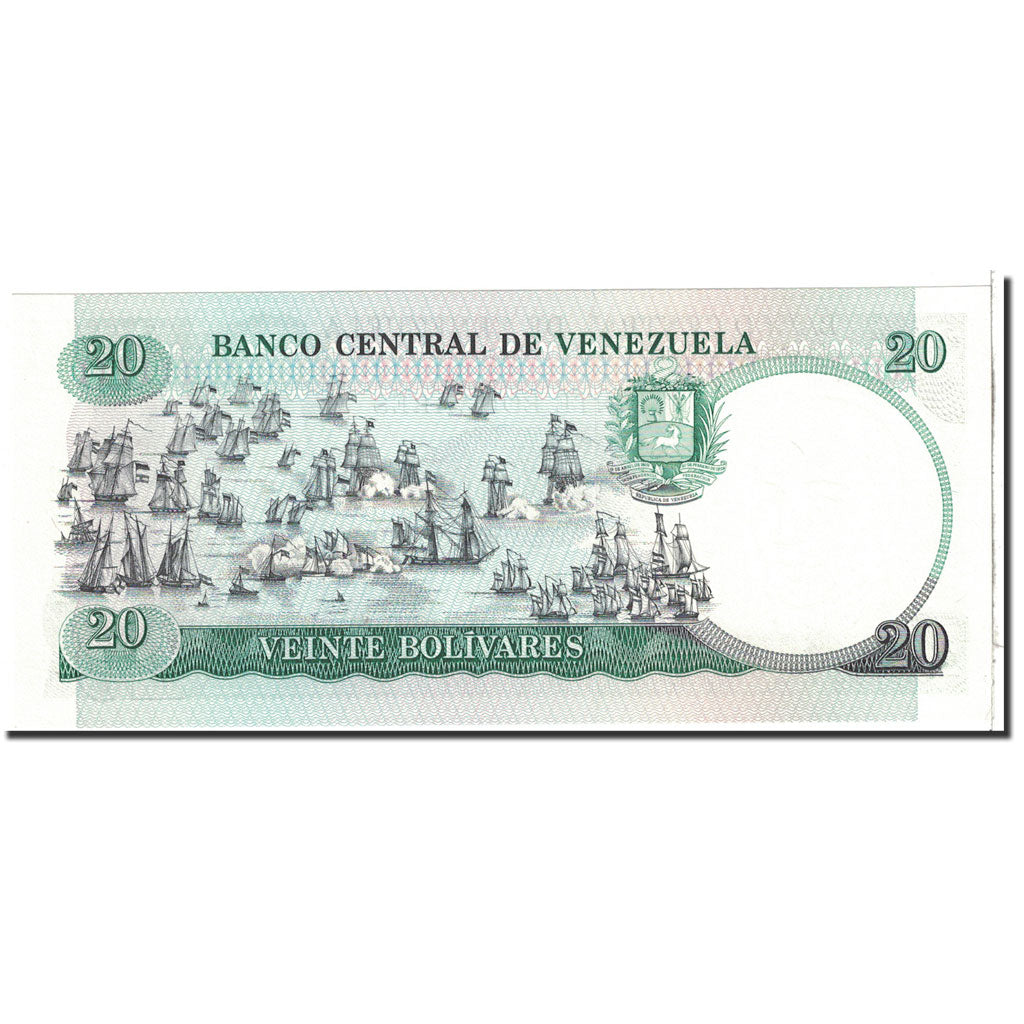 banknote, Venezuela, 20 Bolivares, 1987, 1987-10-20, KM:71, UNC(65-70)