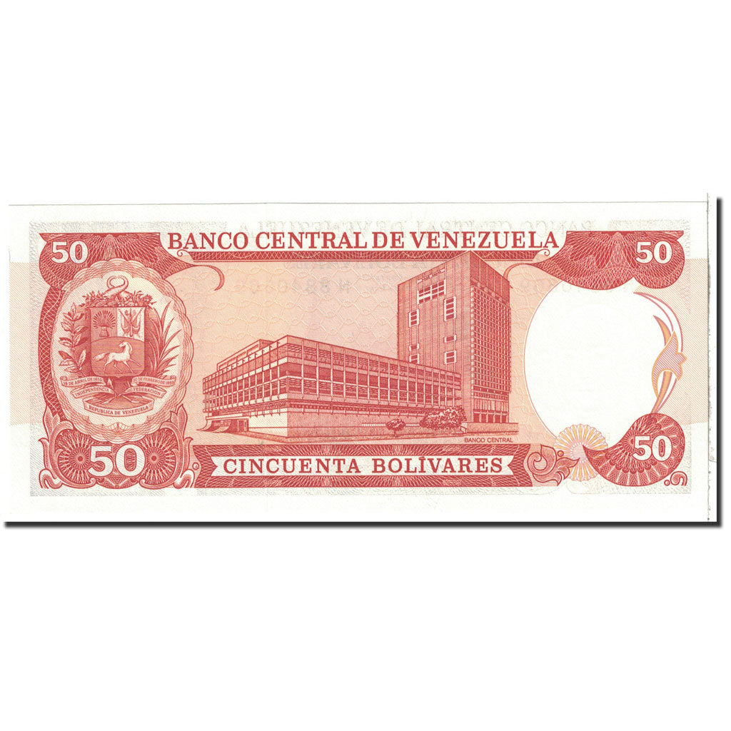 Banknote, Venezuela, 50 Bolivares, 1985, 1985, KM:65a, UNC(65-70)