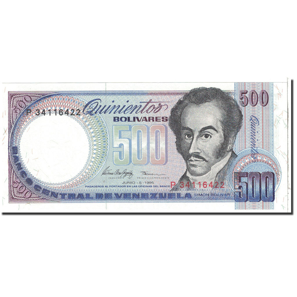 Banknote, Venezuela, 500 Bolivares, 1995, 1995-06-05, KM:67e, UNC(65-70)
