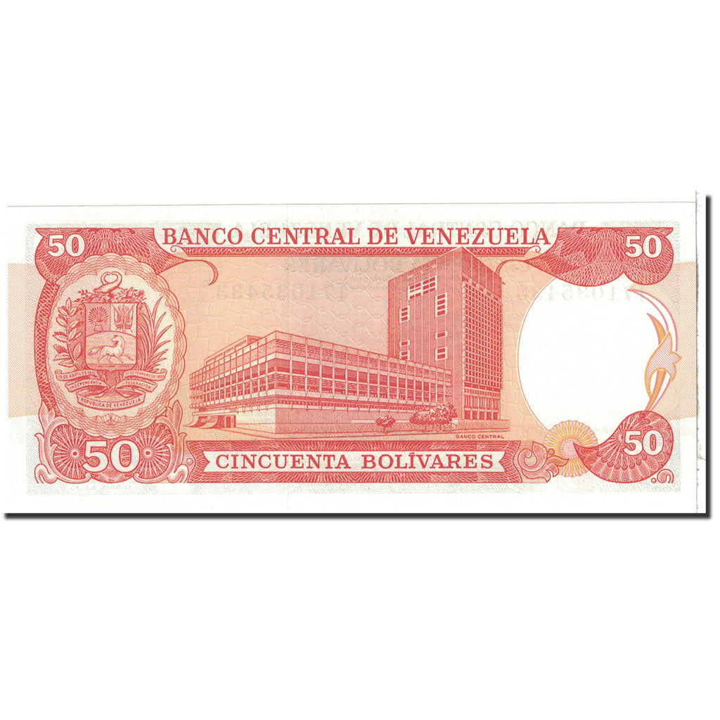 banknote, Venezuela, 50 Bolivares, 1995, 1995-06-05, KM:65e, UNC(65-70)