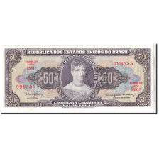 Banknote, Brazil, 5 Centavos on 50 Cruzeiros, 1966, Undated, KM:184b, UNC(65-70)