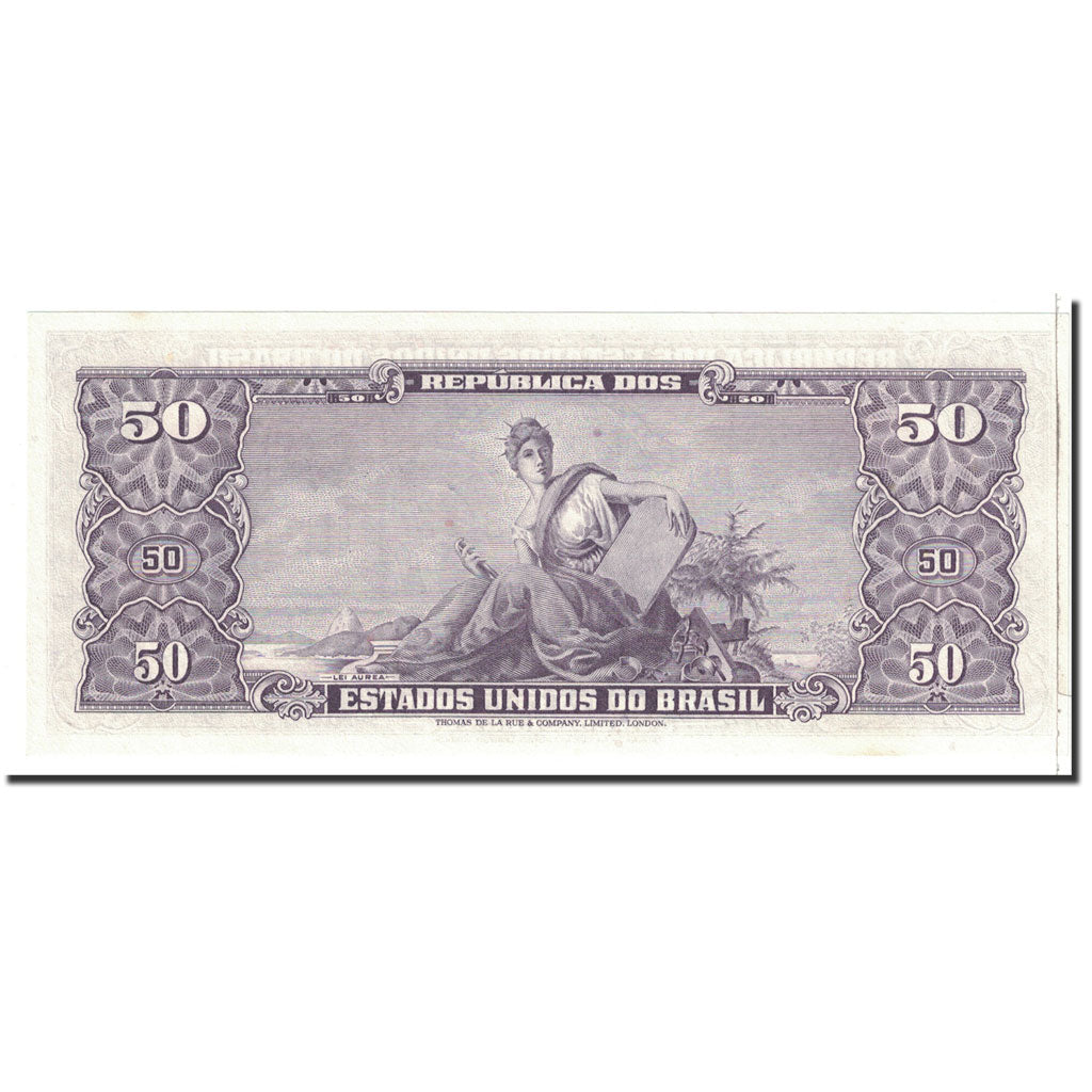 Banknote, Brazil, 5 Centavos on 50 Cruzeiros, 1966, Undated, KM:184b, UNC(65-70)