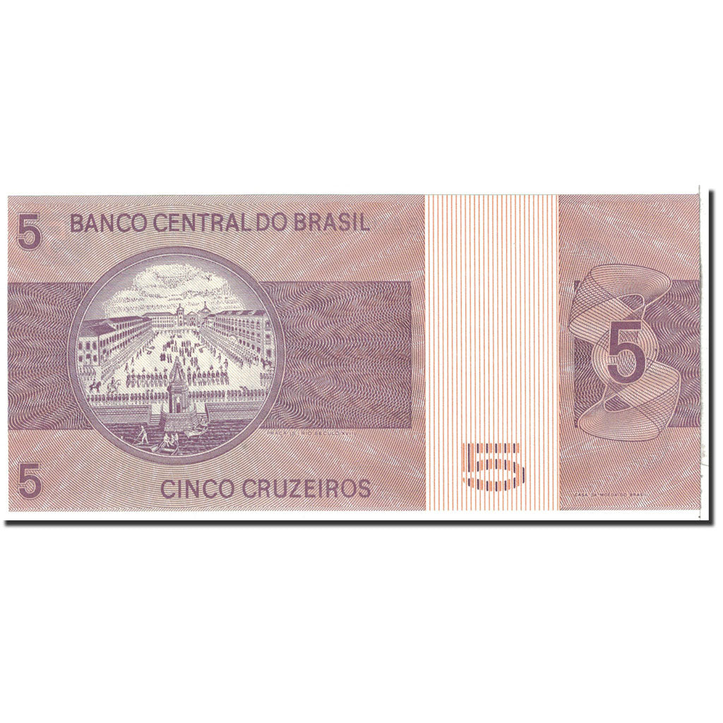 Banknote, Brazil, 5 Cruzeiros, 1979, Undated, KM:192d, UNC(65-70)