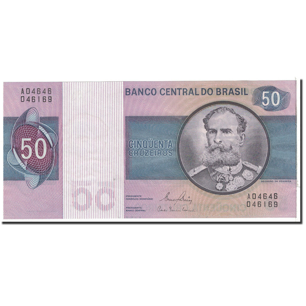 Billet, Brésil, 50 Cruzeiros, 1980, Undated, KM:194c, NEUF