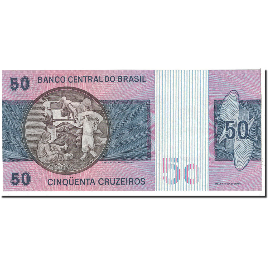 Billet, Brésil, 50 Cruzeiros, 1980, Undated, KM:194c, NEUF
