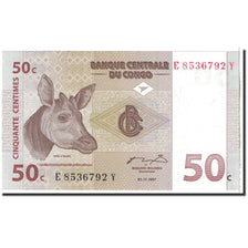 Banknote, Congo Democratic Republic, 50 Centimes, 1997, 1997-11-01, KM:84a