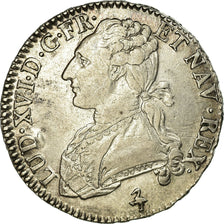 Coin, France, Louis XVI, 1/2 Écu, 1/2 ECU, 44 Sols, 1790, Paris, AU(50-53)