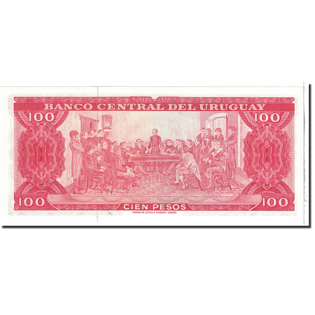 Banknote, Uruguay, 100 Pesos, 1967, Undated, KM:47a, UNC(65-70)