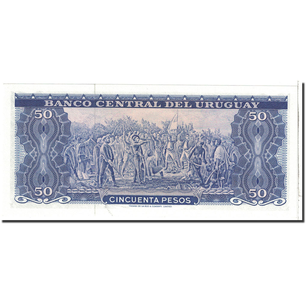 Banknote, Uruguay, 50 Pesos, 1967, Undated, KM:46a, UNC(65-70)