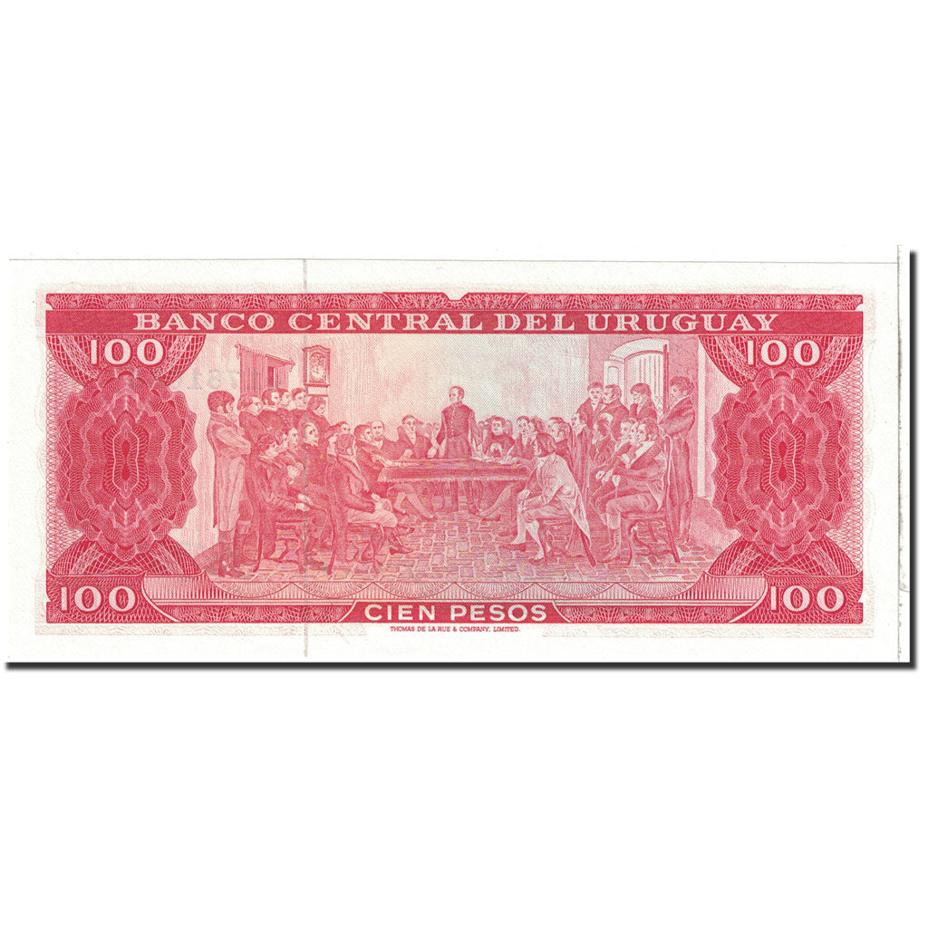 Banknote, Uruguay, 100 Pesos, 1967, Undated, KM:47a, UNC(65-70)