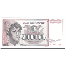 Banknote, Yugoslavia, 500,000,000 Dinara, 1993, Undated, KM:125, UNC(65-70)