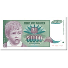 Banknote, Yugoslavia, 50,000 Dinara, 1992, Undated, KM:117, UNC(65-70)