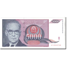 Banknote, Yugoslavia, 5000 Dinara, 1991, Undated, KM:111, UNC(65-70)