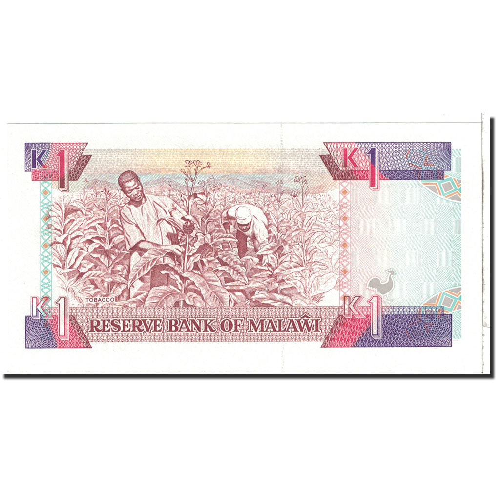 Banknote, Malawi, 1 Kwacha, 1992, 1992-05-01, KM:23b, UNC(65-70)