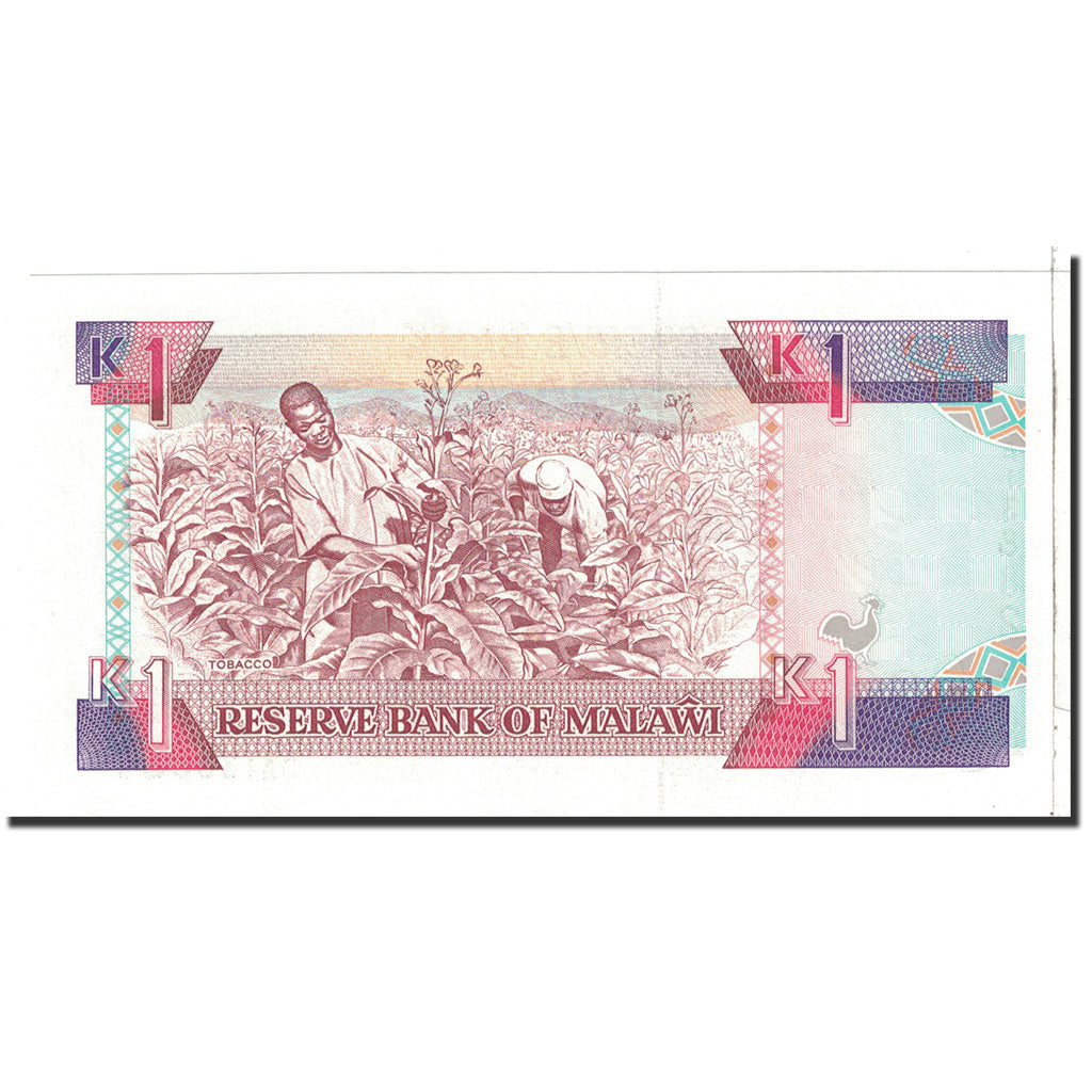 Banknote, Malawi, 1 Kwacha, 1992, 1992-05-01, KM:23b, UNC(65-70)