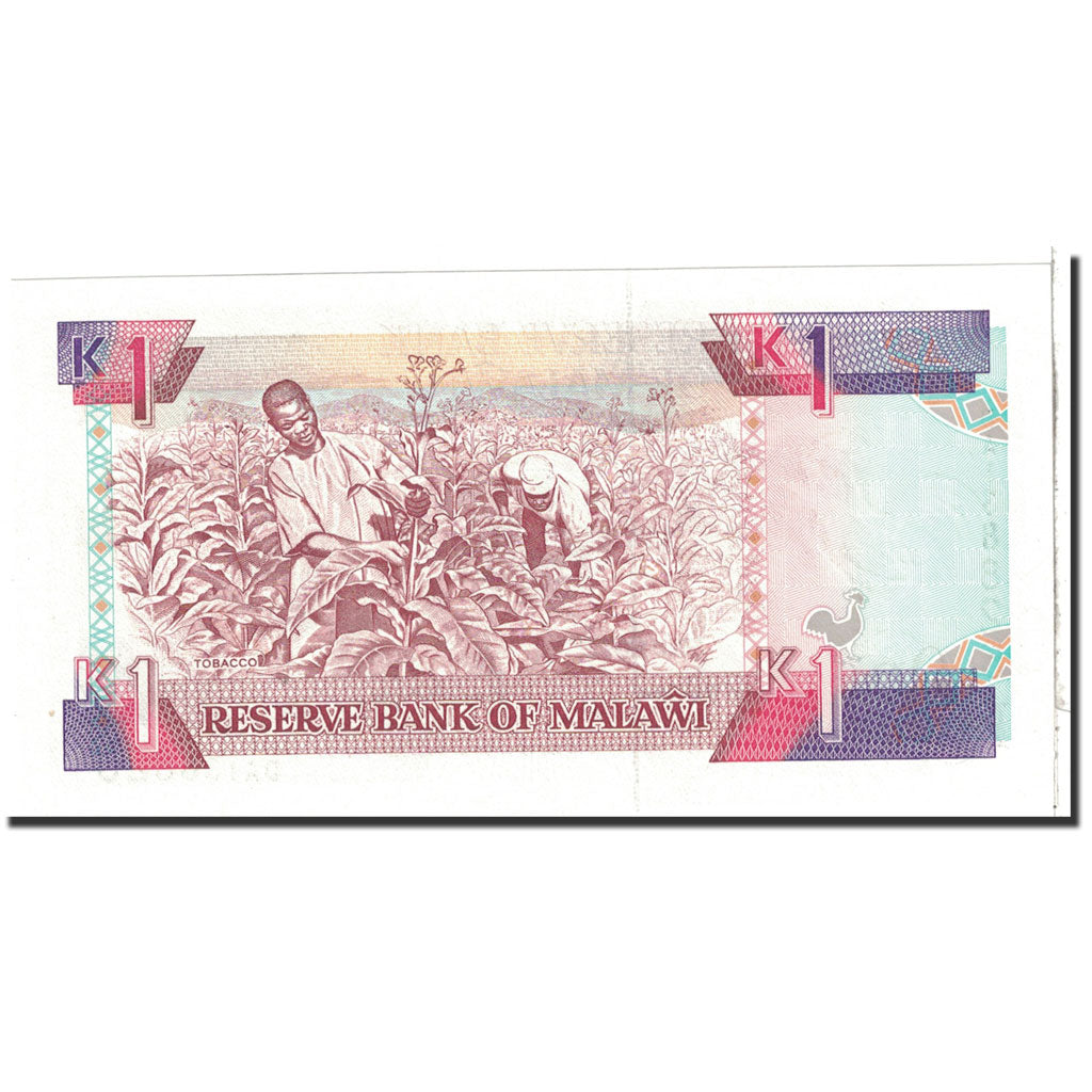 Banknote, Malawi, 1 Kwacha, 1992, 1992-05-01, KM:23b, UNC(65-70)