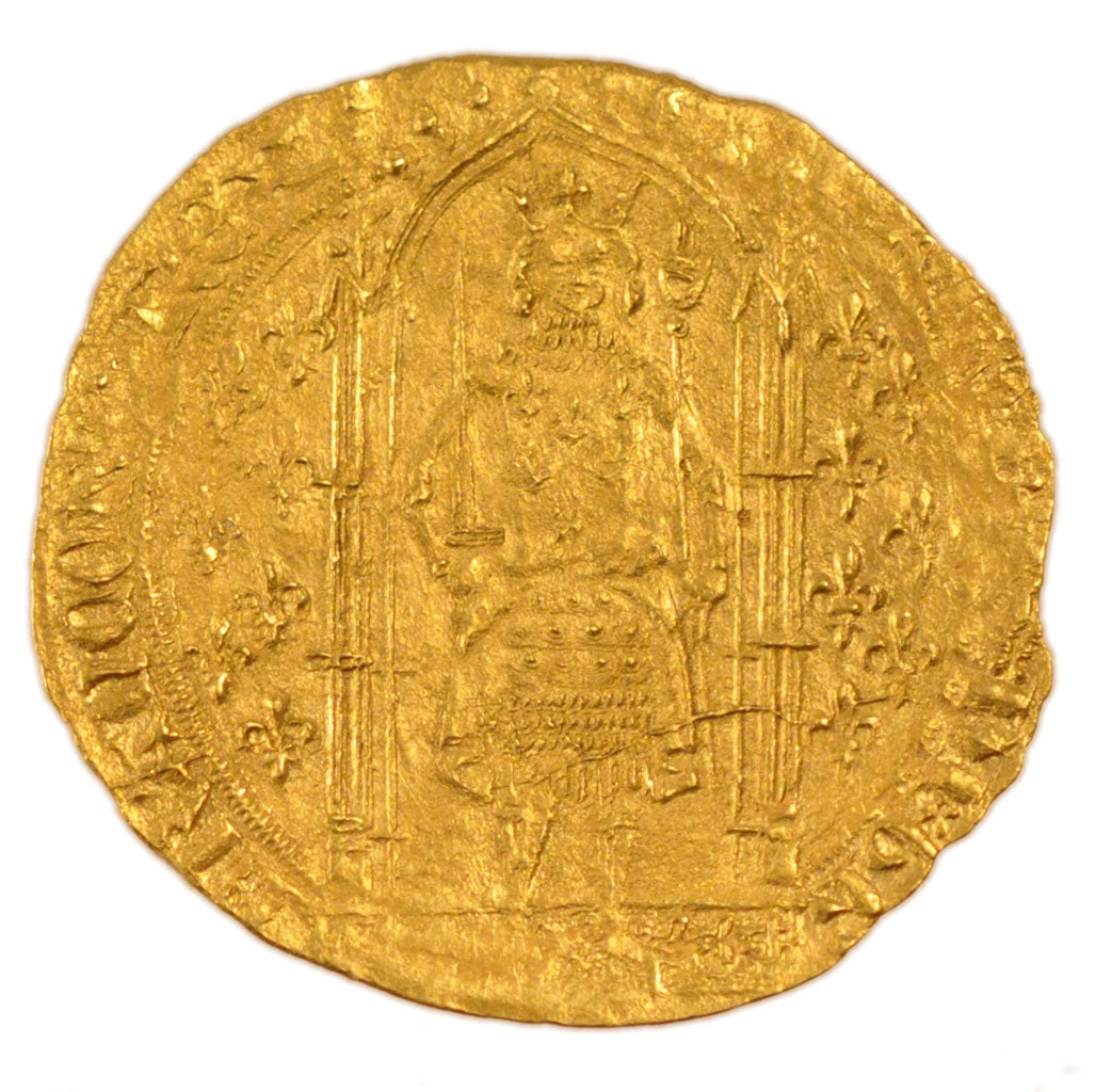 FRANCE, Franc à pied, 1365, VF(30-35), Gold, Duplessy #360, 3.70