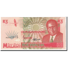 Banknote, Malawi, 5 Kwacha, 1995, 1995-06-01, KM:30, UNC(65-70)
