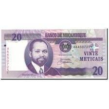 Banknote, Mozambique, 20 Meticas, 2006, 2006-06-16, KM:143a, UNC(65-70)