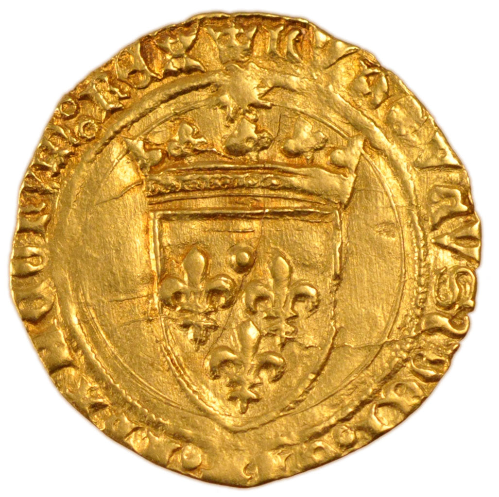 FRANCE, Ecu, Montpellier, EF(40-45), Gold, Duplessy #544, 3.40