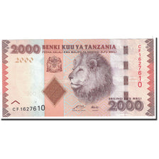 Banknot, Tanzania, 2000 Shilingi, 2010, Undated, KM:42, UNC(65-70)