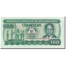 Geldschein, Mosambik, 100 Meticais, 1986, 1986-06-16, KM:130b, UNZ
