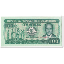 Billet, Mozambique, 100 Meticais, 1986, 1986-06-16, KM:130b, NEUF