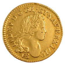 FRANCE, ½ Louis d'or à la croix du Saint-Esprit, 1/2 Louis d'or, 1719, ...