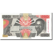 Banknote, Tanzania, 200 Shilingi, 1993, Undated, KM:25a, UNC(65-70)