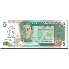 Banknote, Philippines, 5 Piso, 1987, 1987-10-18, KM:176a, UNC(65-70)