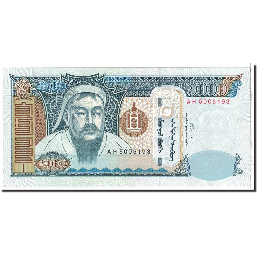 Banknote, Mongolia, 1000 Tugrik, 2003, Undated, KM:67a, UNC(65-70)