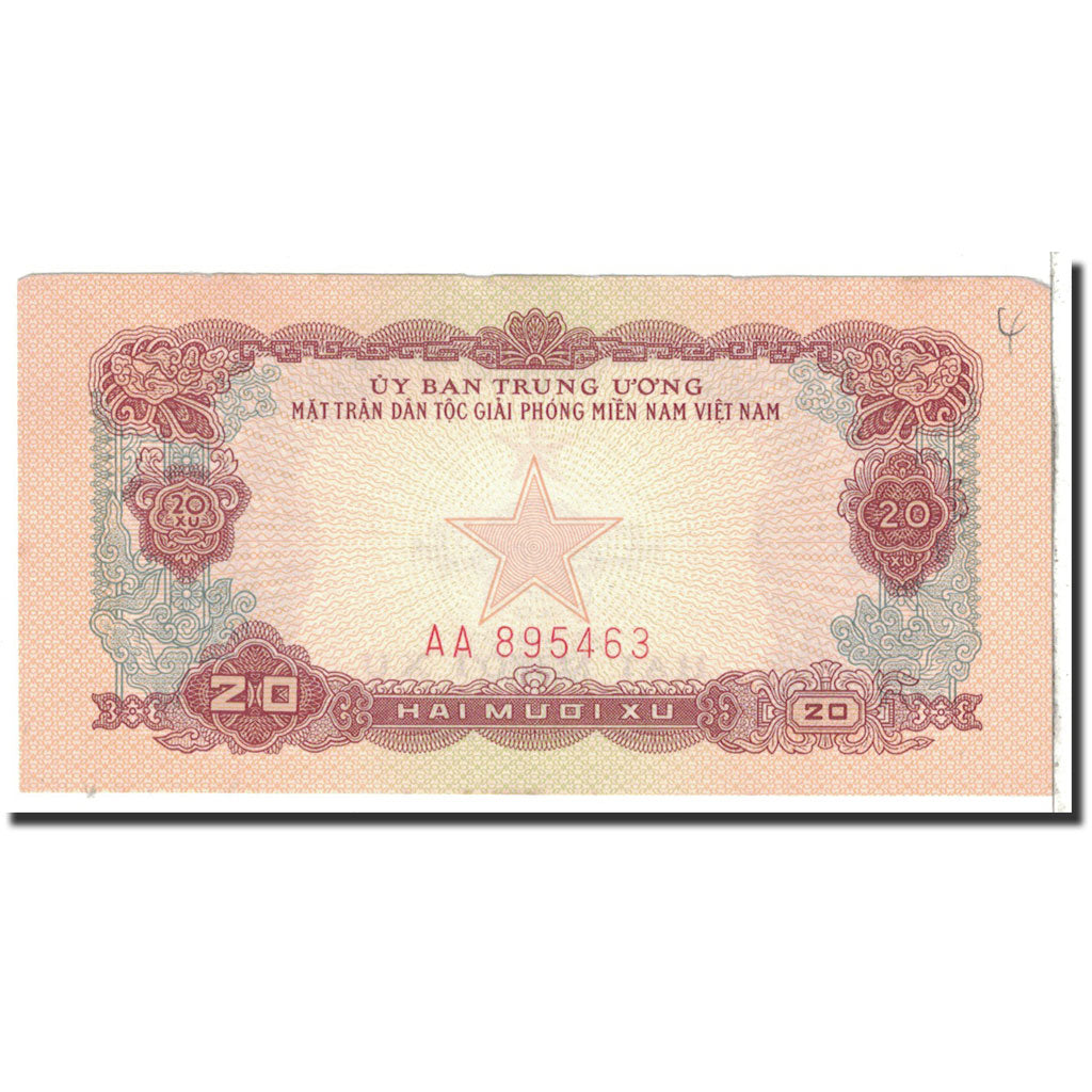 Banknote, South Viet Nam, 20 Xu, 1968, KM:R2, AU(55-58)
