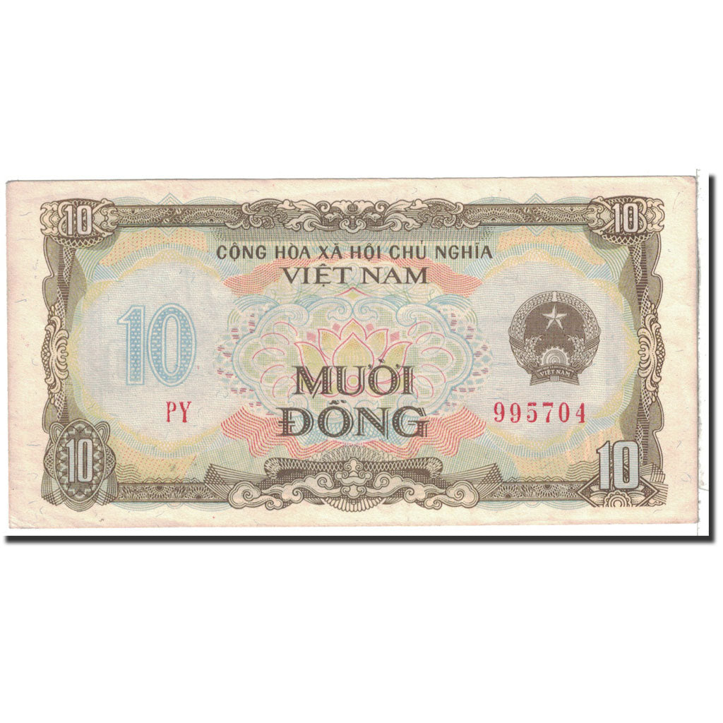 Banknote, Vietnam, 10 D<ox>ng, 1980, Undated, KM:86a, AU(50-53)