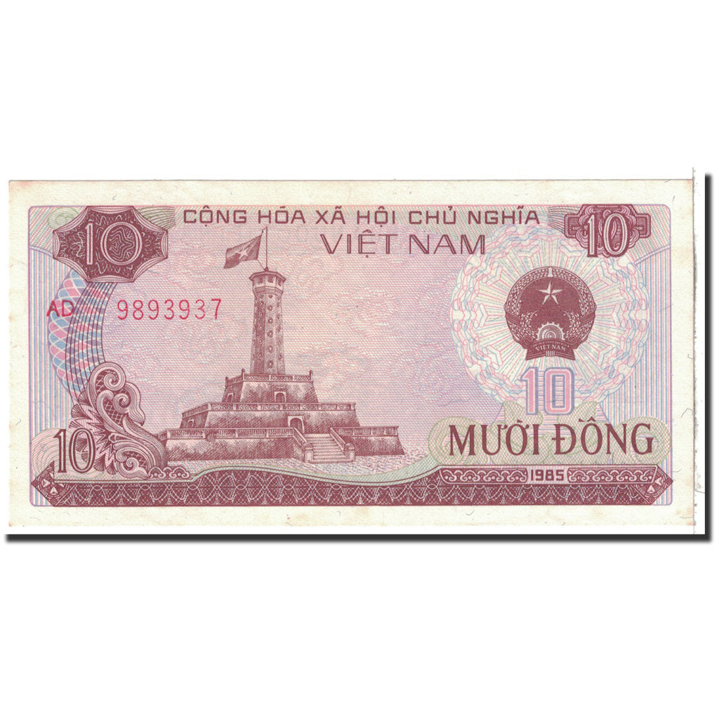 Banknote, Vietnam, 10 D<ox>ng, 1985, Undated, KM:93a, UNC(63)