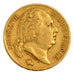 FRANCE, Louis XVIII, 20 Francs, 1820, Paris, KM #712.1, EF(40-45), Gold,...