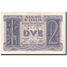 Billete, 2 Lire, 1939, Italia, KM:27, 1939-11-14, MBC