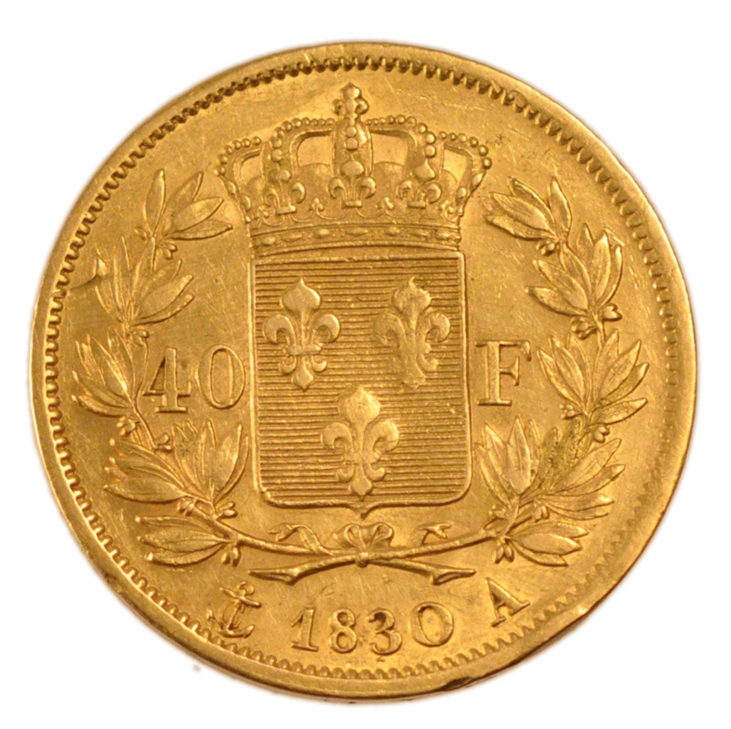 Francia, 40 Francs, 1830, Paris, BB+, Oro, Gadoury:1105