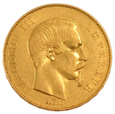 50 Francs Or Napoléon III Tête Nue