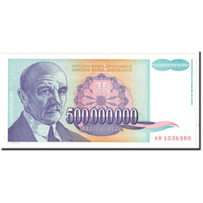 Banknote, Yugoslavia, 500,000,000 Dinara, 1993, Undated, KM:125, UNC(65-70)