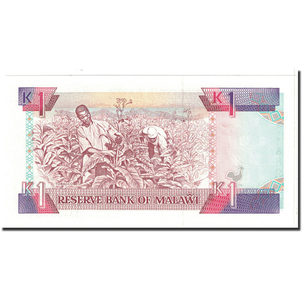 Geldschein, Malawi, 1 Kwacha, 1992, 1992-05-01, KM:23b, UNZ