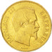 FRANCE, Napoléon III, 100 Francs, 1855, Paris, KM #786.1, AU(55-58), Gold, G...