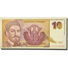 Banknote, Yugoslavia, 10 Novih Dinara, 1994, Undated, KM:149, UNC(65-70)